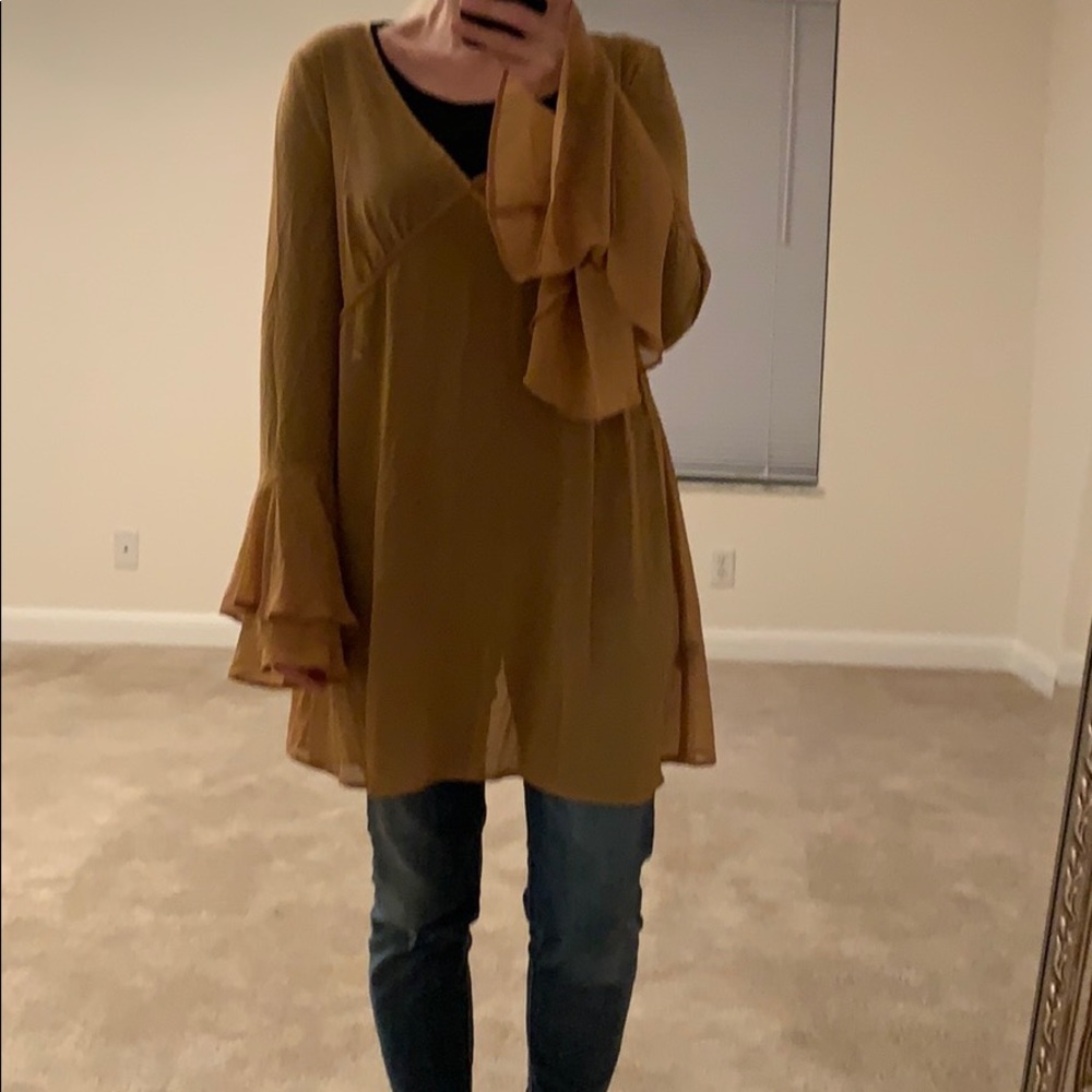 BCBG generation sheer top or Cover up size S